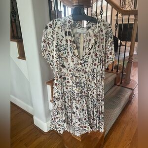 James Floral V-Neck Dress